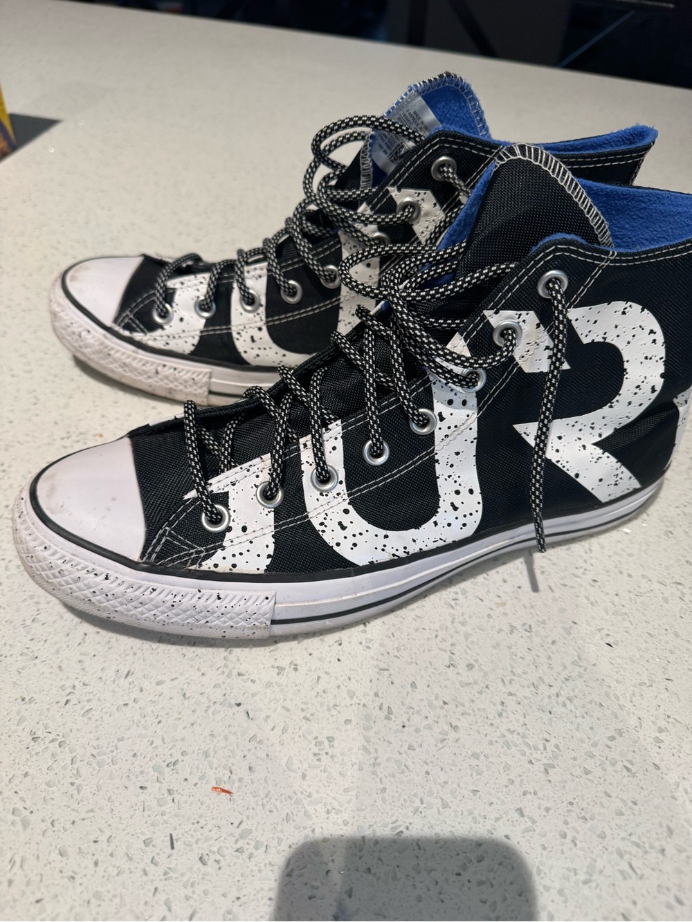 Black & White High-Top Vans GORE-TEX on the tag